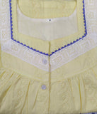 Hacoba With Pockets, Half Open Medium Printed Nighty