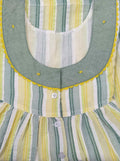 Bantex With Pockets, Half Open Small Printed Nighty