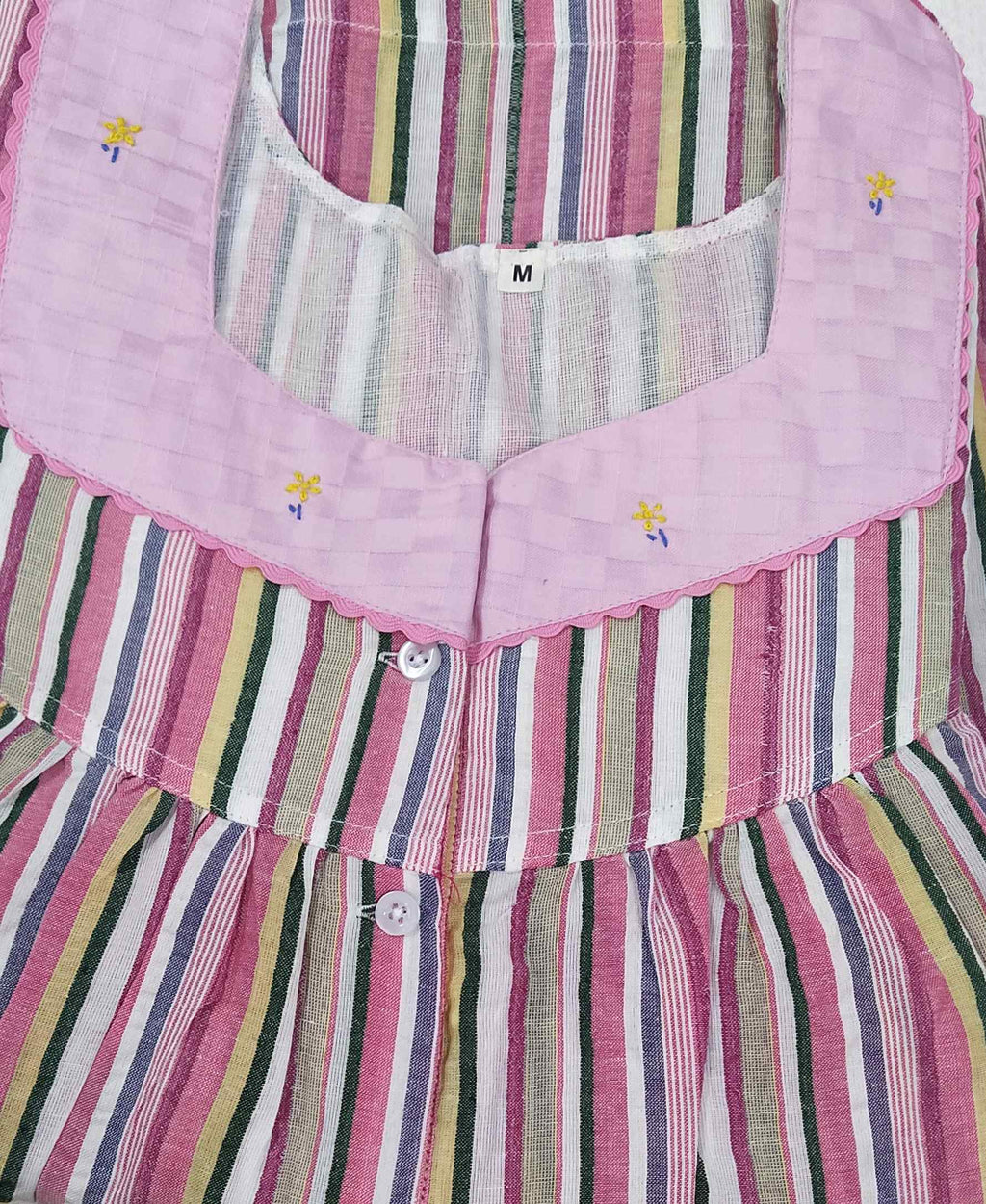 Bantex With Pockets, Half Open Medium Printed Nighty