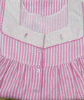 Bantex With Pockets, Half Open Small Printed Nighty