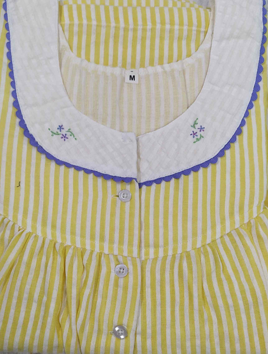 Bantex With Pockets, Half Open Medium Printed Nighty