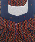 Soft Cotton With Pockets, Half Open Medium Printed Nighty