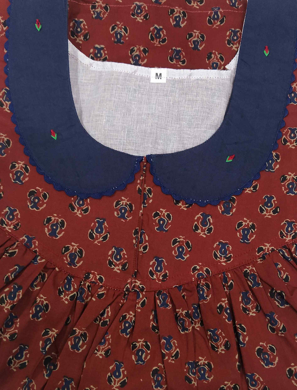 Soft Cotton With Pockets, No Open Medium Printed Nighty