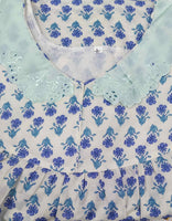 Soft Cotton With Pockets, No Open Large Printed Nighty