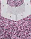 Cotton With Pockets, Half Open Small Printed Nighty