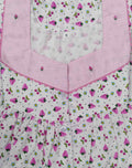 Cotton With Pockets, Half Open Small Printed Nighty