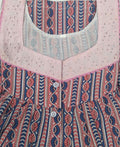 Soft Cotton With Pockets, Half Open Medium Printed Nighty
