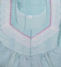 Hacoba With Pockets, Half Open Small Printed Nighty