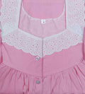 Cotton With Pockets, Half Open Small Printed Nighty