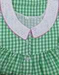 Cotton With Pockets, Half Open Small Printed Nighty