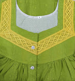 Bantex With Pockets, Half Open Small Printed Nighty