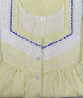 Hacoba With Pockets, Half Open Small Printed Nighty