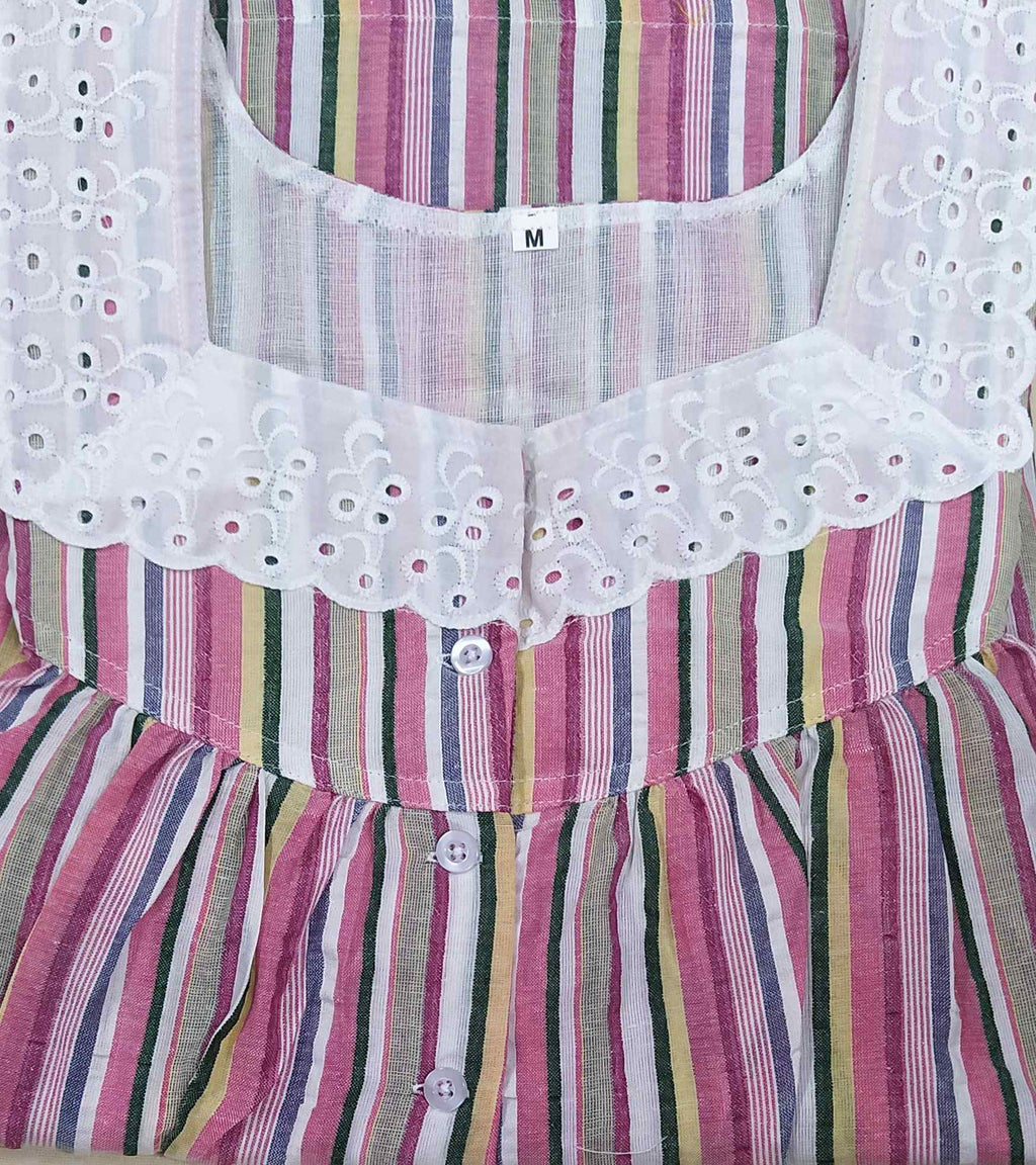 Bantex With Pockets, Half Open Medium Printed Nighty