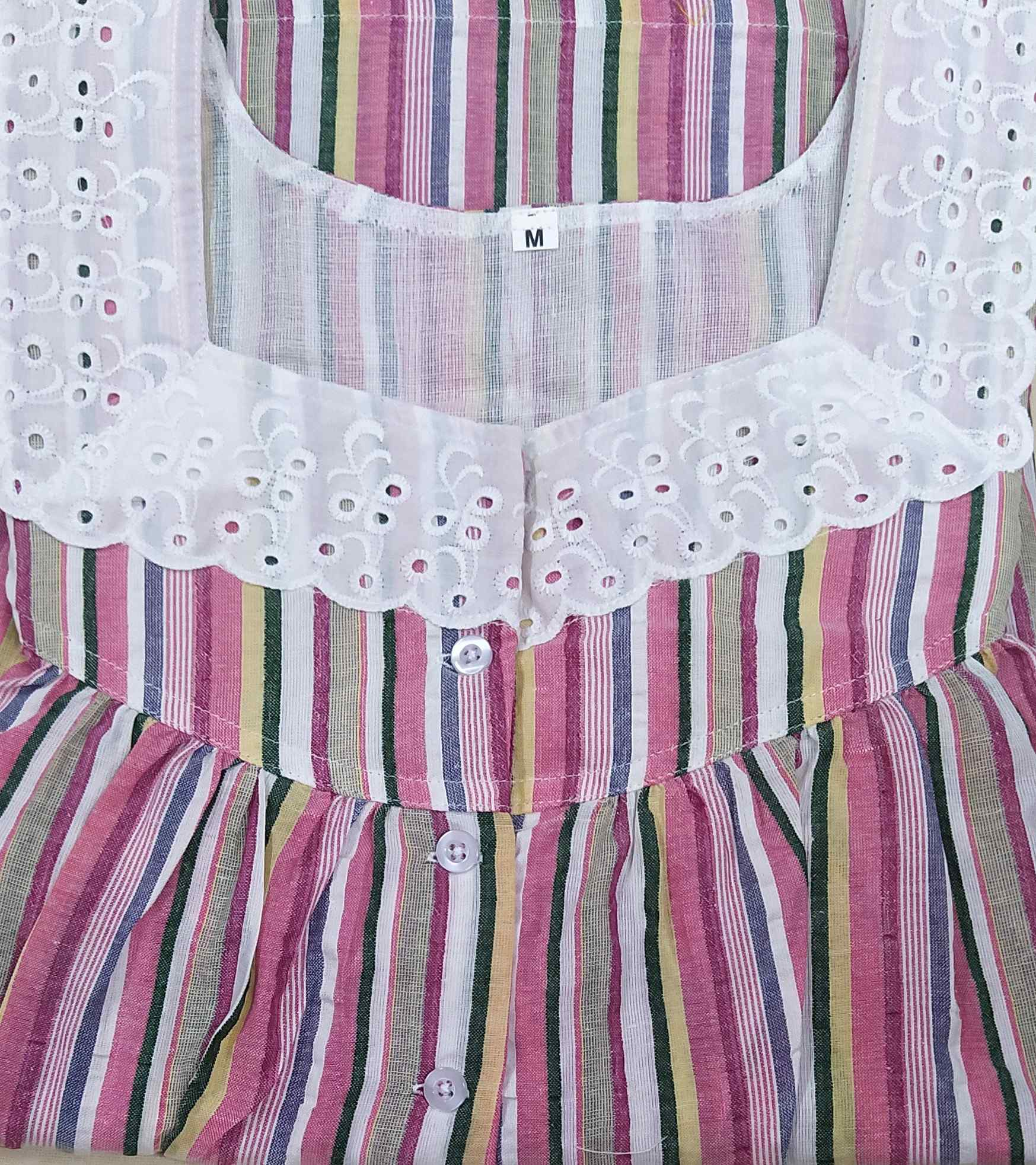 Bantex With Pockets, Half Open Medium Printed Nighty