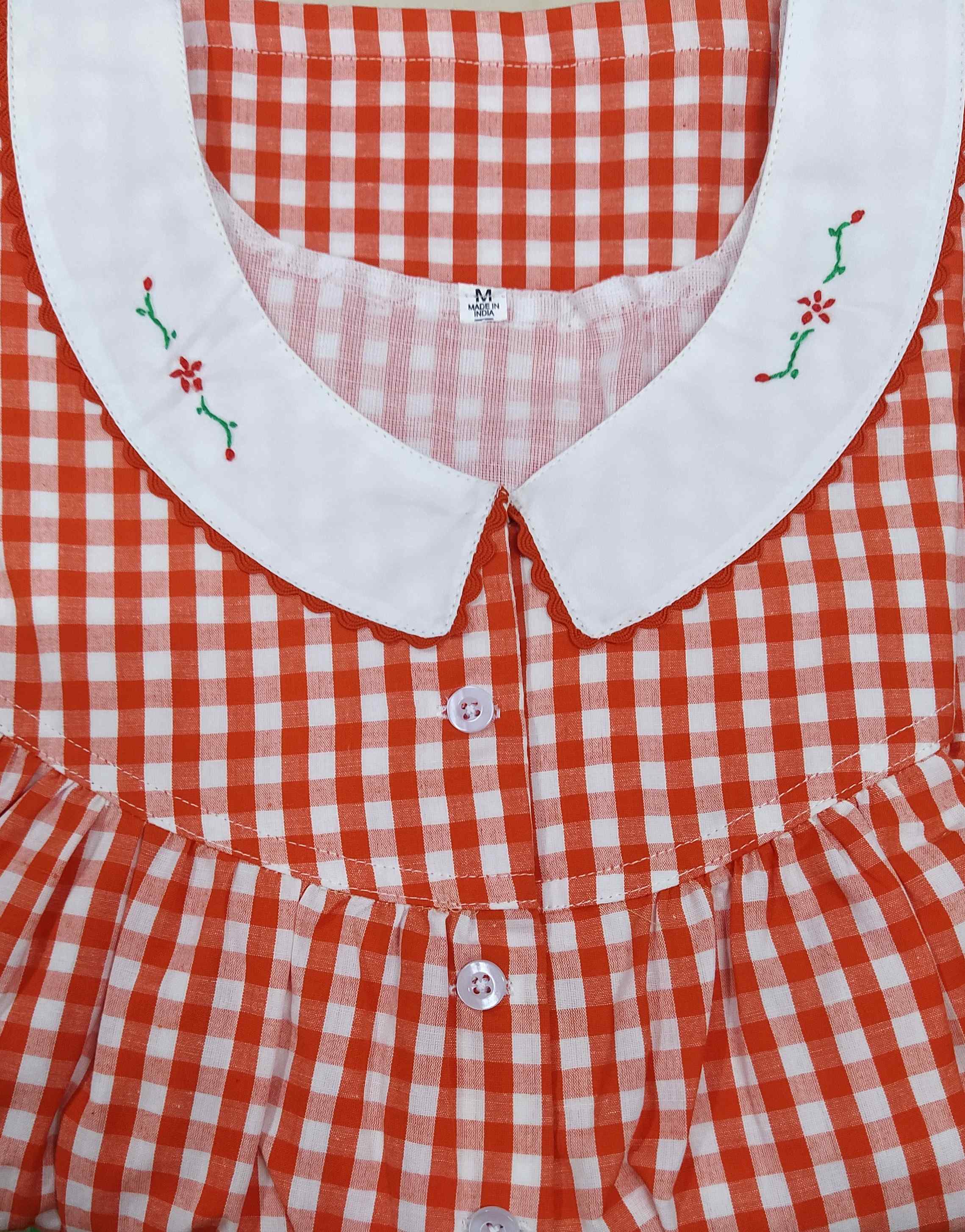 Bantex With Pockets, Half Open Medium Printed Nighty