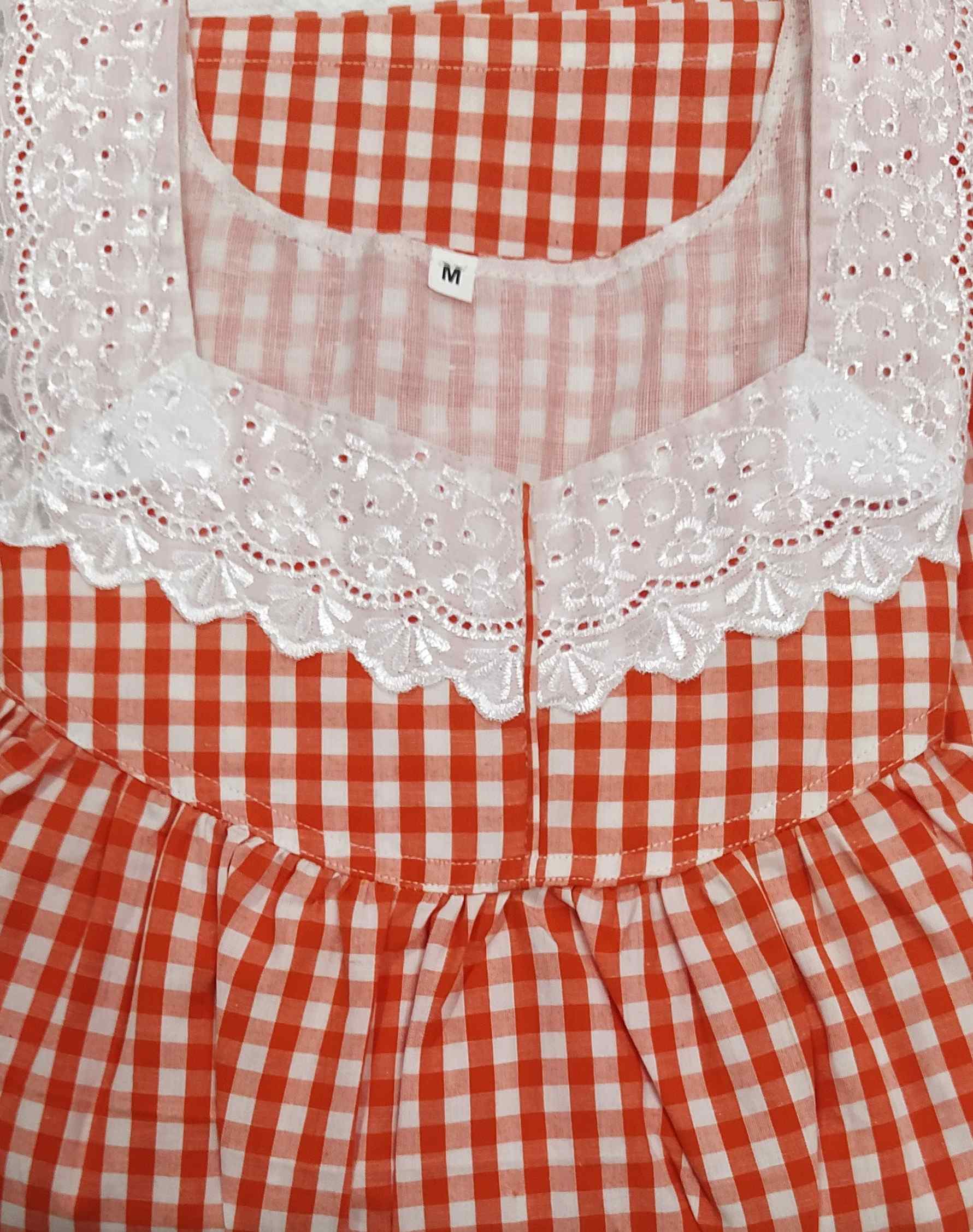 Cotton With Pockets, No Open Medium Printed Nighty