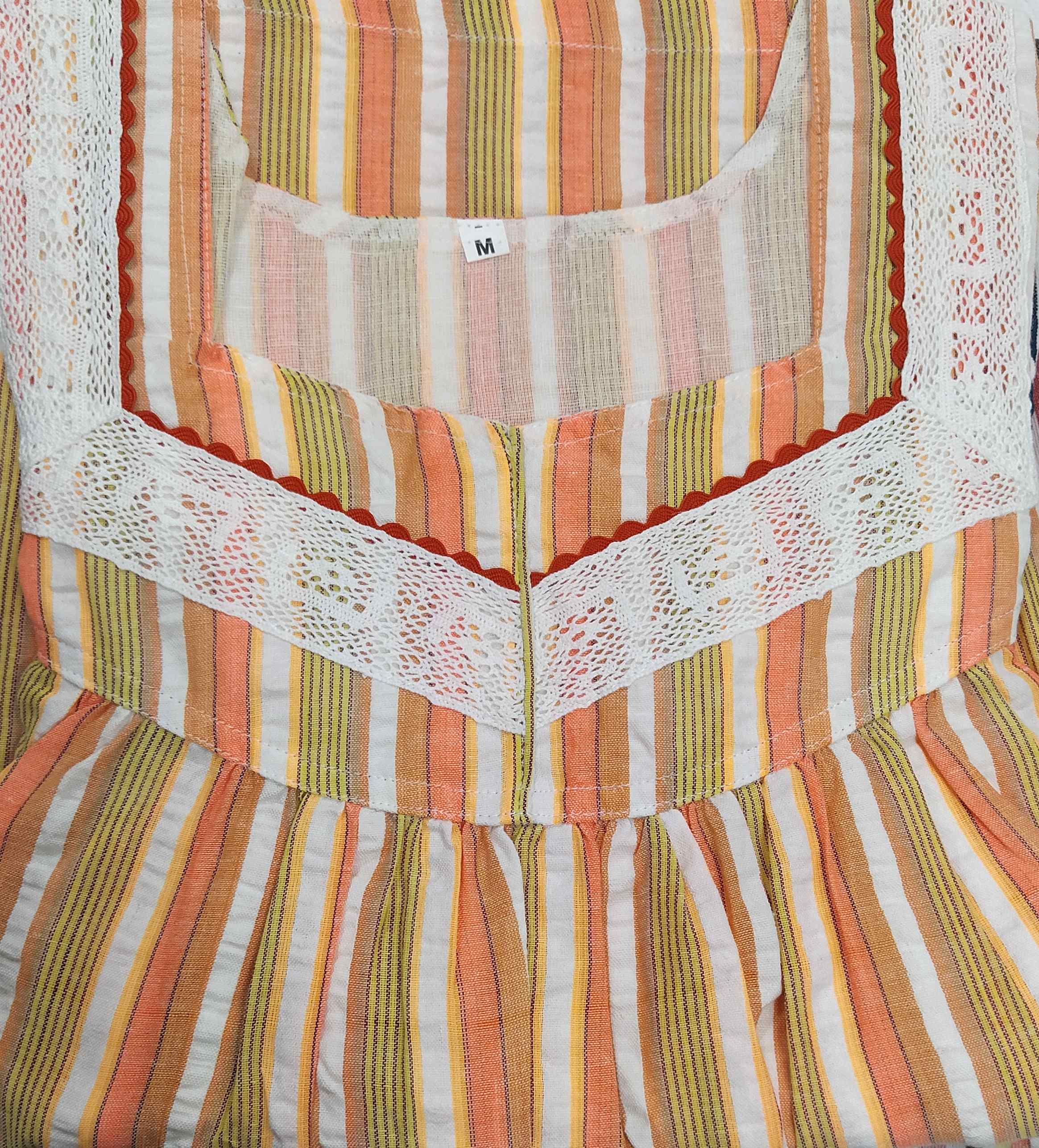 Bantex With Pockets, No Open Medium Printed Nighty