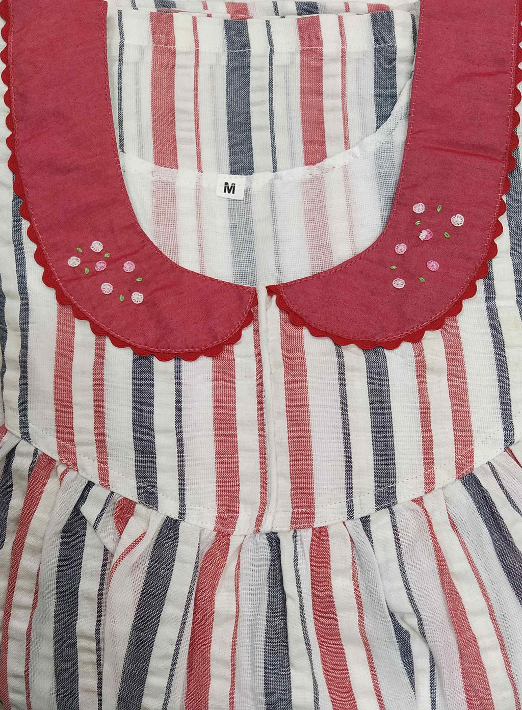 Cotton With Pockets, No Open Medium Printed Nighty