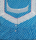 Cotton With Pockets, Half Open Large Printed Nighty
