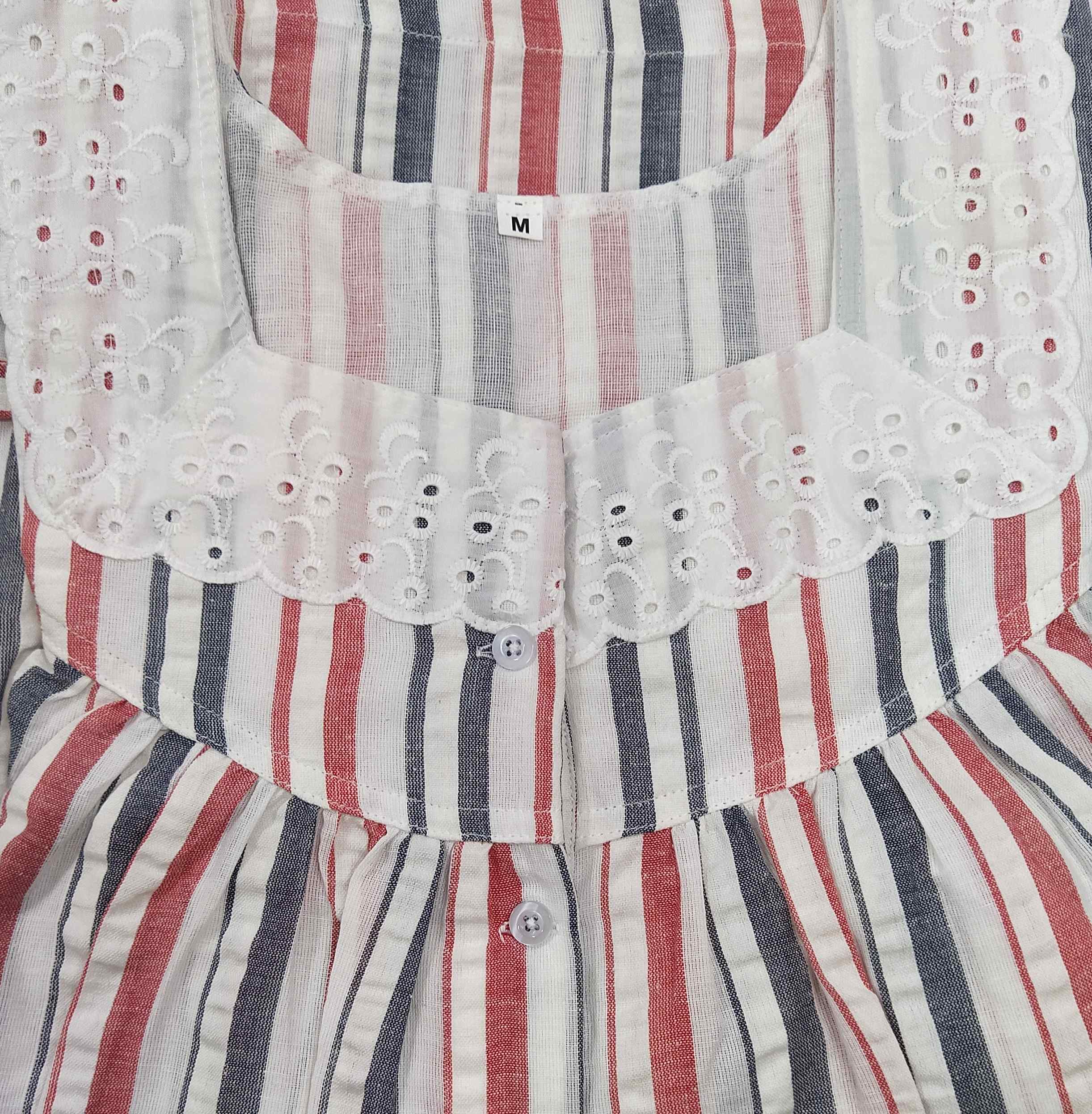 Bantex With Pockets, Half Open Medium Printed Nighty