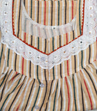 Cotton With Pockets, Half Open Medium Printed Nighty