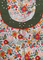 Cotton A-line churidar cut, With Pockets, Half Open Medium Printed Nighty
