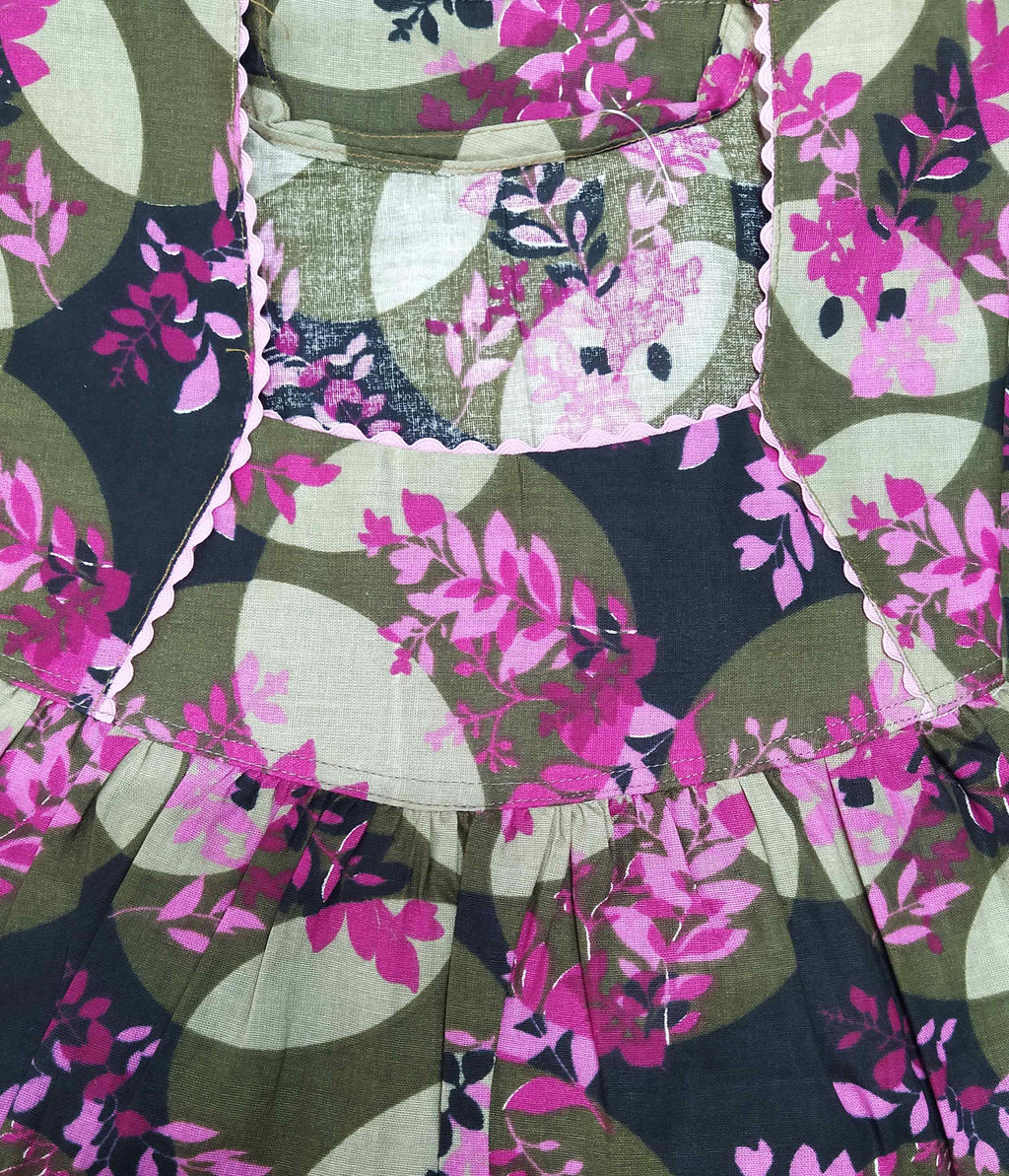 Cotton No Open Medium Printed Nighty