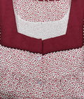 Cotton With Pockets, Half Open Large Printed Nighty