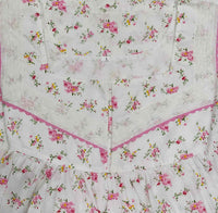 Cotton With Pockets, Half Open Large Printed Nighty
