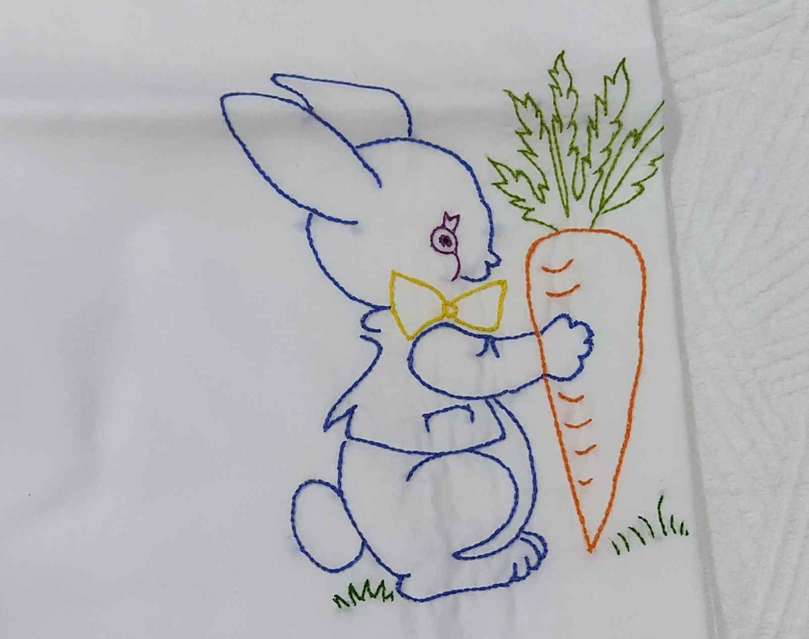Cotton Printed baby sheet with embroidery for new borns