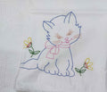 Cotton Printed baby sheet with embroidery for new borns