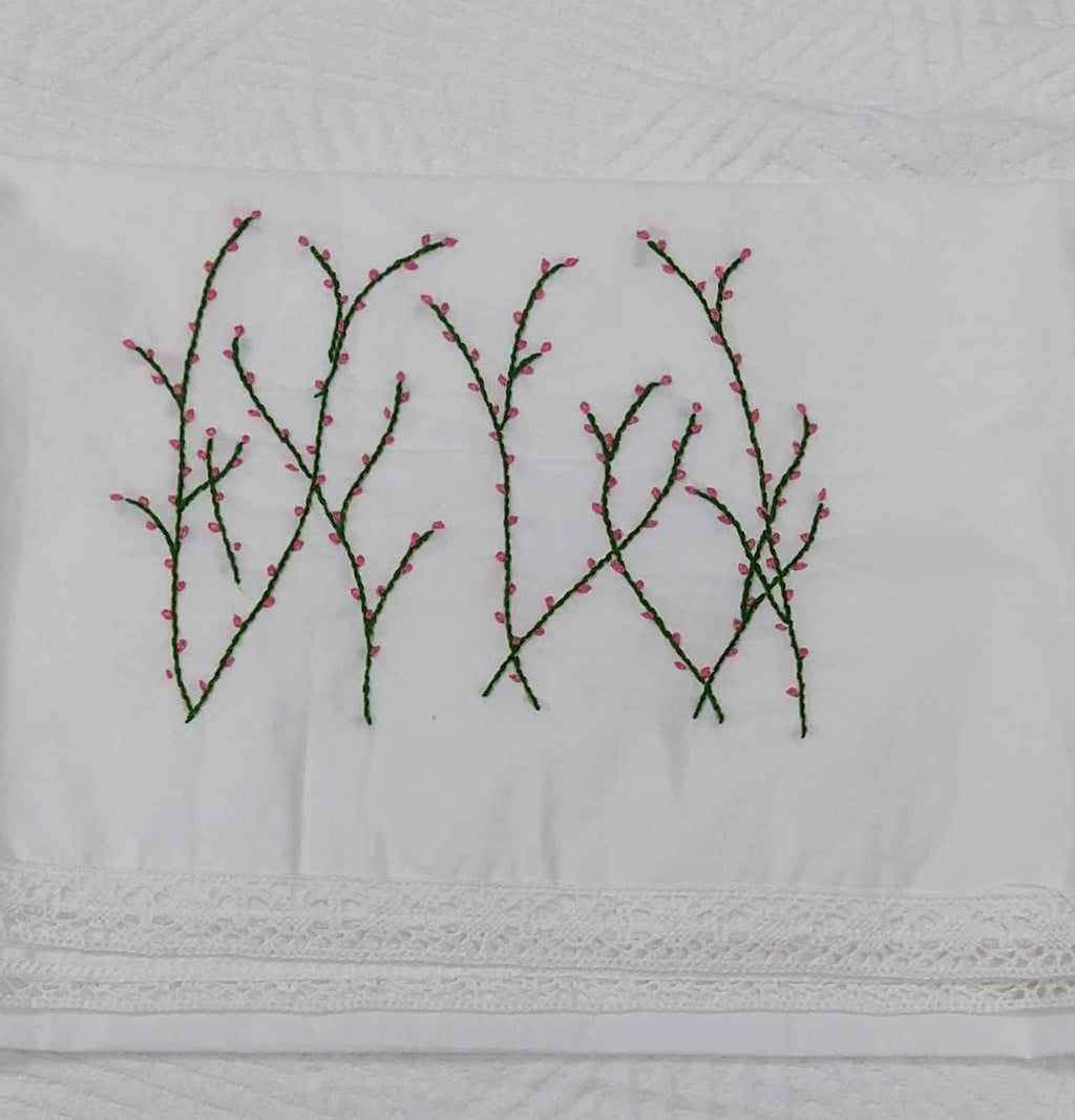 Cotton Printed baby sheet with embroidery for new borns