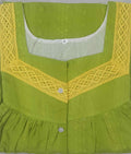 Hacoba With Pockets, Half Open Large Printed Nighty