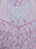 Cotton With Pockets, Half Open Small Printed Nighty