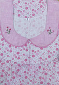 Cotton With Pockets, No Open Small Printed Nighty
