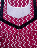 Cotton With Pockets, No Open Small Printed Nighty