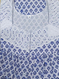 Cotton With Pockets, Half Open Small Printed Nighty