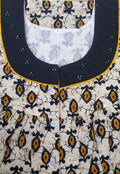 Cotton With Pockets, Half Open Small Printed Nighty