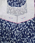 Soft Cotton With Pockets, Half Open Small Printed Nighty