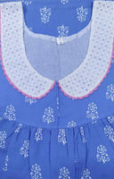 Soft Cotton With Pockets, No Open Small Printed Nighty