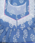 Soft Cotton With Pockets, No Open Small Printed Nighty