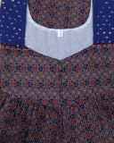 Soft Cotton With Pockets, Sleeveless , No Open Small Printed Nighty