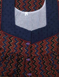 Soft Cotton With Pockets, Half Open Small Printed Nighty