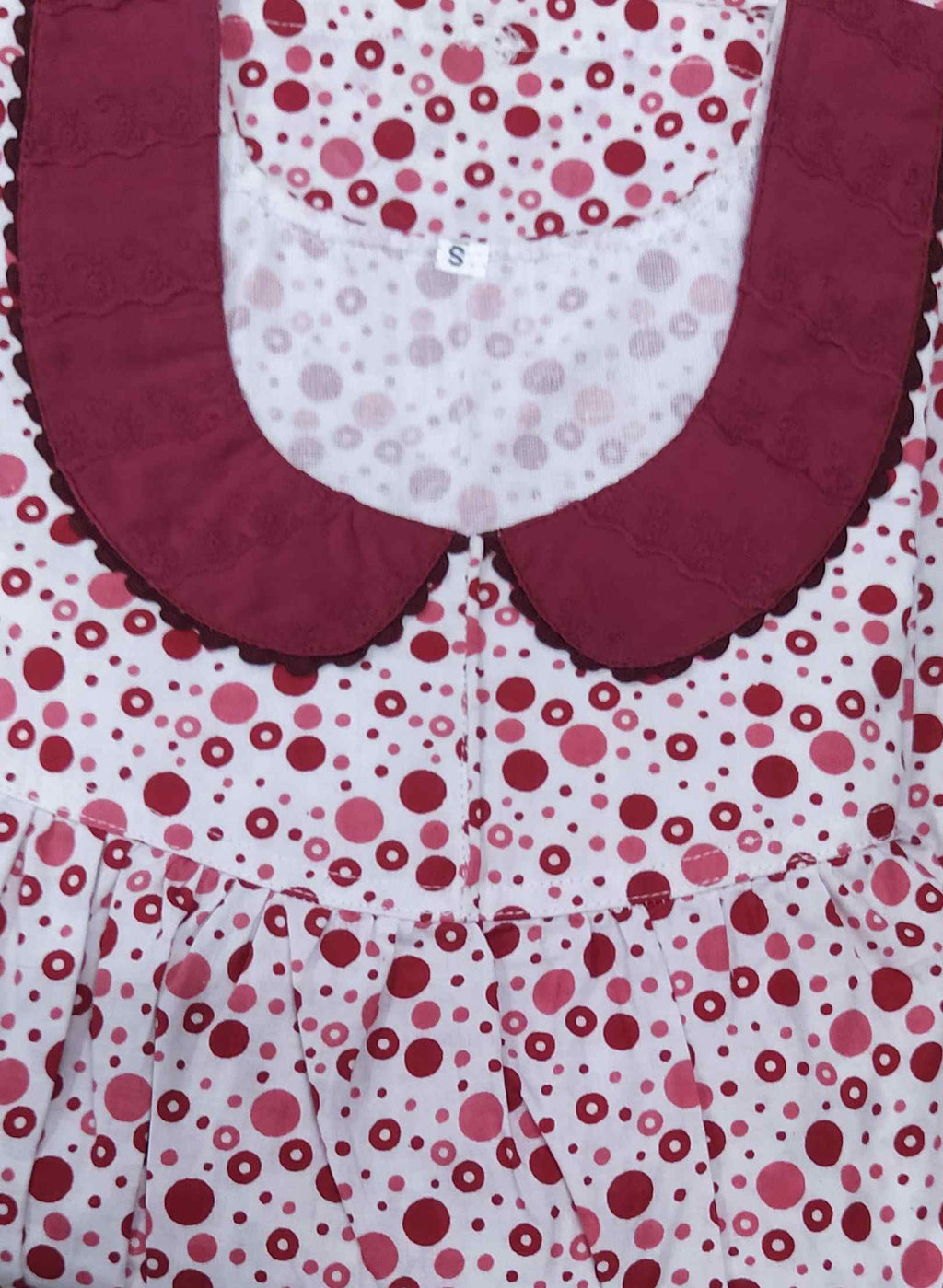 Cotton With Pockets, No Open Small Printed Nighty