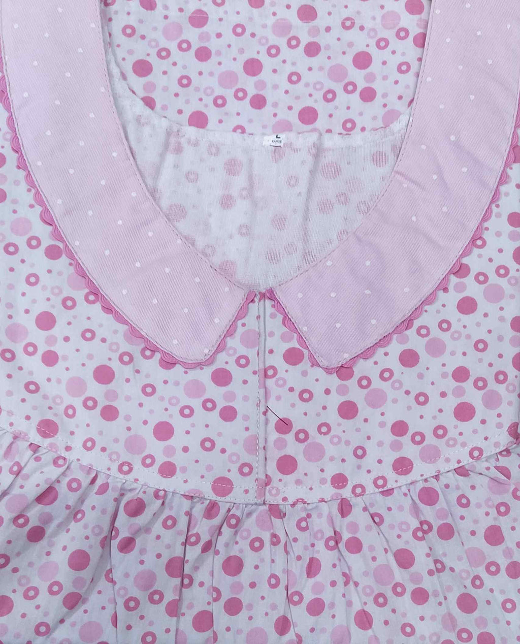 Cotton With Pockets, No Open Large Printed Nighty
