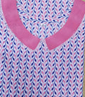 Cotton With Pockets A_ line, Half Open Medium Printed Nighty