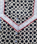 Cotton With Pockets,   Aline        Half Open Medium Printed Nighty