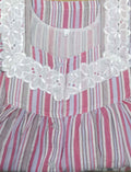 Cotton With Pockets, Half Open Small Printed Nighty