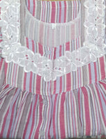 Cotton With Pockets, Half Open Small Printed Nighty