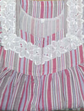 Cotton With Pockets, Half Open Small Printed Nighty